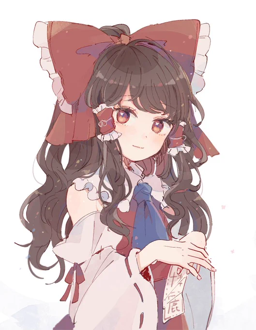 バトン頂きました!ありがとうございます?女の子とか謎の生き物の絵を描くのが好きです。 #絵描き繋がれ 