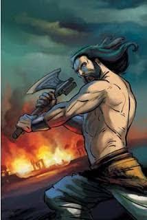 We know Parushram's story - after king Karthavirya tried to steal  #Kamdhenu cow from his father sage Jamadagni,  #Parshuram was outraged and swore to kill all corrupt kings which he did. #ParshuramJayanti 4/15