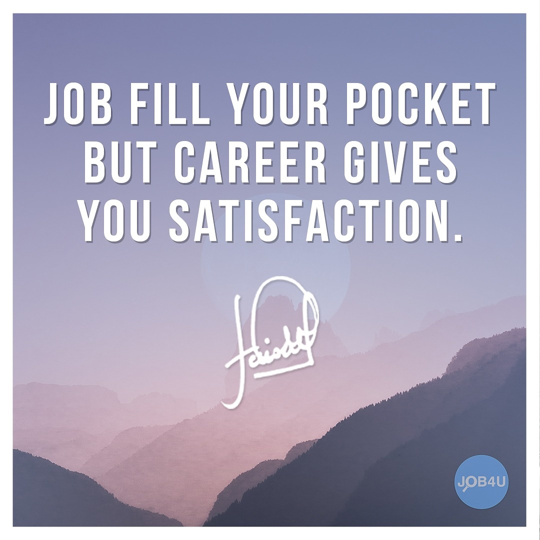 u_job4's tweet photo. Choose your career wisely 💯
.
.
.
#motivationalquotes 
#job4u 
#stayhome 
#staysafe https://t.co/7wHMrlcPmZ