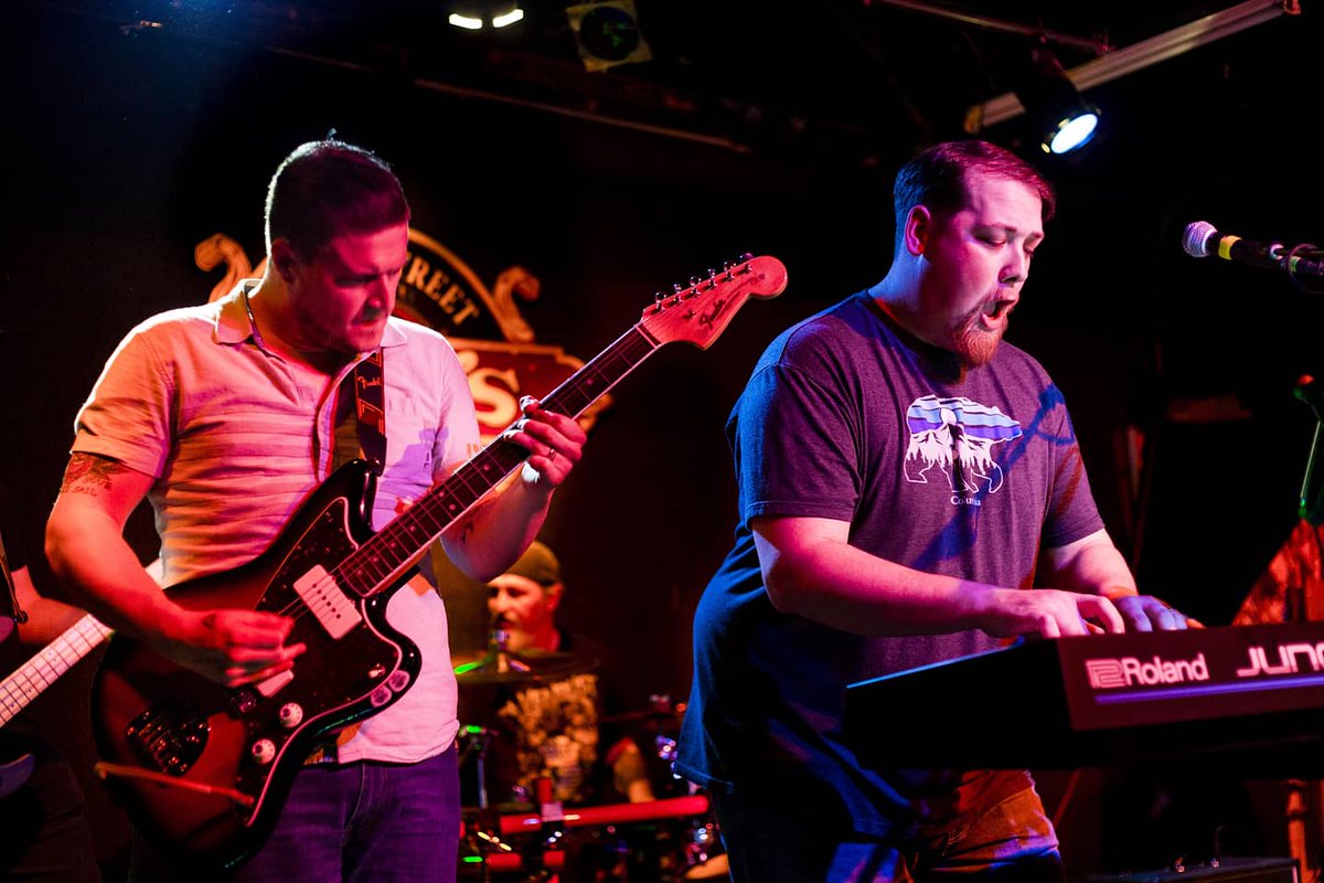 conifertheband's tweet photo. Our debut show at @LolasSaloon during the before times.๐ฒ๐ฒ๐ฒ @SoultoneCymbals #pinefeshtunes #treeband https://t.co/d31FOoswmP