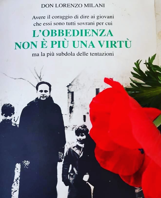 sandragesu's tweet photo. Ma in questi cento anni di storia italiana c è stata anche una guerra "giusta" (se guerra giusta esiste).
L'unica che non fosse offesa delle altrui patrie, ma difesa della nostra: la guerra partigiana. Don Lorenzo Milani da Lettera ai cappellani militari #liberazione #25aprile https://t.co/XuGDXMGk37