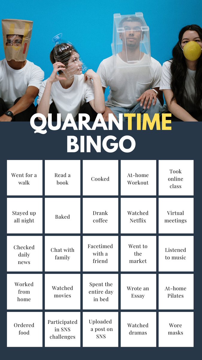BBarrettPR's tweet image. Time for a little Quarantine Bingo! Just remember we are all in this together and you’re #HomeButNotAlone I nominate @AlPenaPR @ShawnOuellett14 and @janae_pr Let’s see what y’all have been up to!