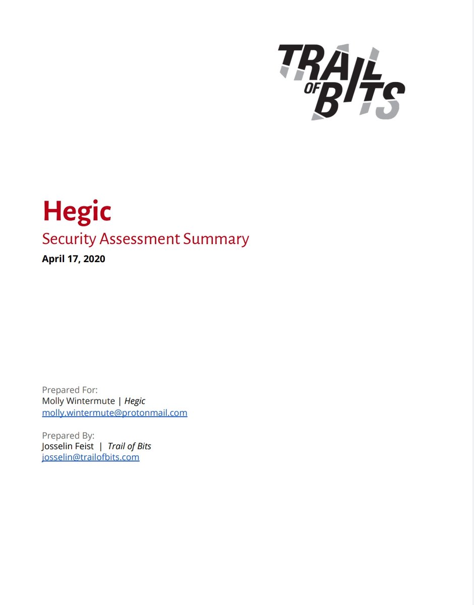 For those too lazy to open a PDF, heres the "audit"For those who don& #39;t know wtf this is:1. It& #39;s an audit summary.2. There are red flags in summary.3. You need to read between the lines a bit whenever looking at an audit. Actually easier to do the summary.  https://twitter.com/AFDudley0...