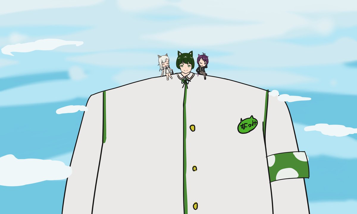 維新月 あにまーれの新人さん おぼろげな記憶で描いたけどこれであってる 羽柴なつみ 灰原あかね 白宮みみ あにまーれ新メンバー