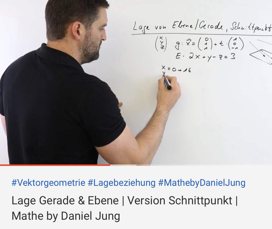 DanielJungEDU's tweet photo. Auch im YouTube Channel #MathebyDanielJung gehen die #Mathetutorials weiter🎬🎓💪! Im neuen #Lernvideo geht es um Vektorgeometrie: https://t.co/FIDTujzNci https://t.co/oN315zvy04