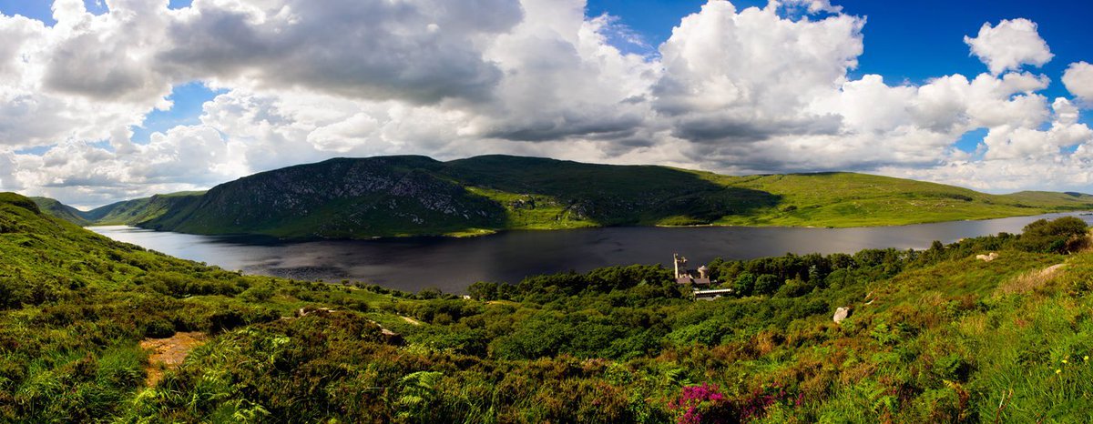 Glenveagh Castle is a new structure dating back to just c1870AD. However it’s sited in arguably the most beautiful glen on the Island. It is at the centre of the Glenveagh National Park. And when Garbo wanted to be alone she hid out in this castle.