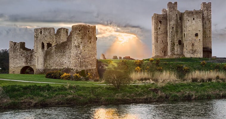 This is the 12th C Trim Castle which is the largest Norman castle in Ireland