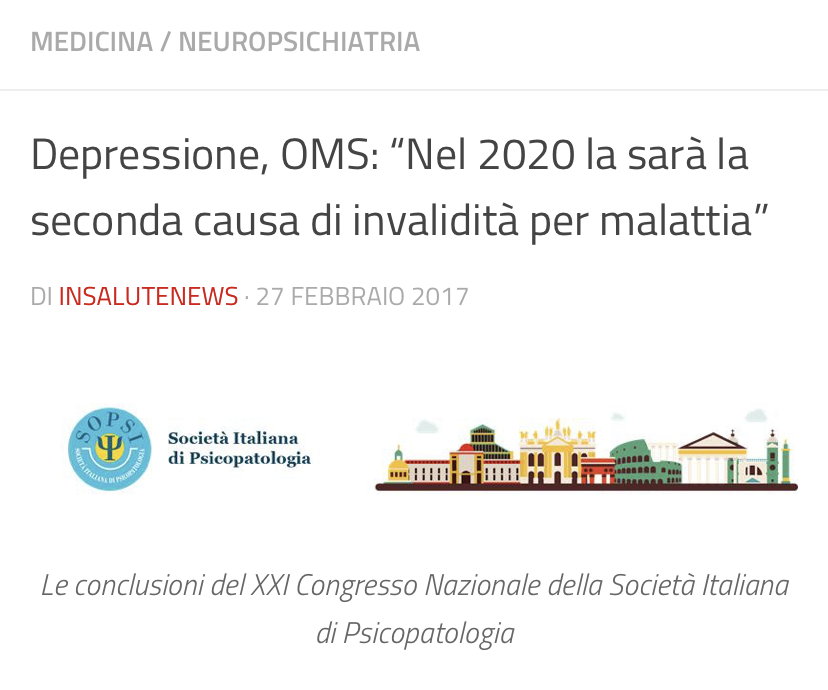 GramagliaGian's tweet photo. #DEPRESSIONE è melanconia: #lutto di un oggetto interno, perdita della propria #soddisfazione.
Per essere #curata la depressione va capita attraverso un #LAVORO di #analisi in grado di riscoprire quel bimbo che, nato sano, si ritrova perduto.
#LFLP
https://t.co/9JbIDCZbd2 https://t.co/Gcbsn7zbXK