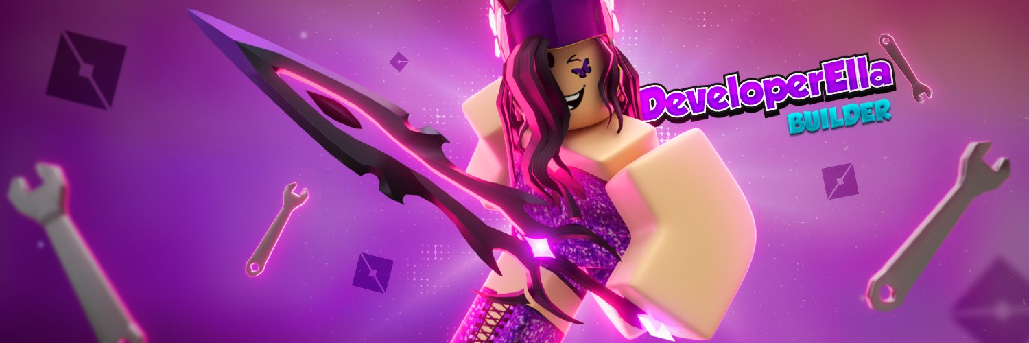 Spoofty On Twitter Twitter Header For Developerella I Wanted To Try Making Headers After A While I M Not Taking Commissions For These I Made It For Free Thanks To Sheasu For The - sudomesh on twitter new roblox databrawl oc named audian