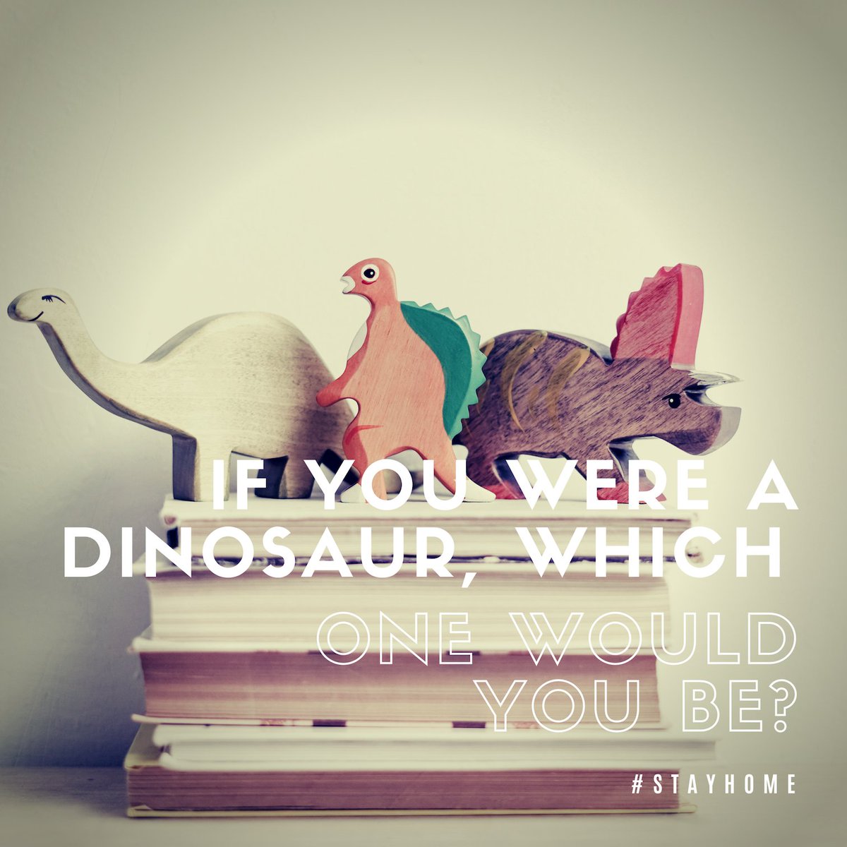 A fun question for the whole family: If you were a dinosaur, which one would you be? Make sure you ask the youngest in your family and brace for some funny answers as they explain. But grownups - you aren't exempt. We want to know!