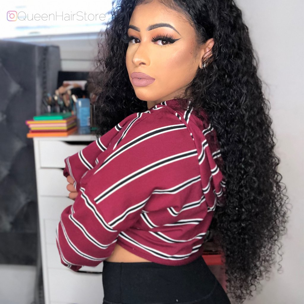 She's 1 of 1! 👄⁠
⁠
This baddie is wearing our 28' Curly U-Part Wig wig named Arabella. Queen Hair Store can match every texture for your u-part wigs! ✨⁠
⁠
Shop Now! Link in bio!💕⁠

#queenhairstore #28inches#luxuryquality #upartwig #baddiealert #customwig #sandiegowigmaker