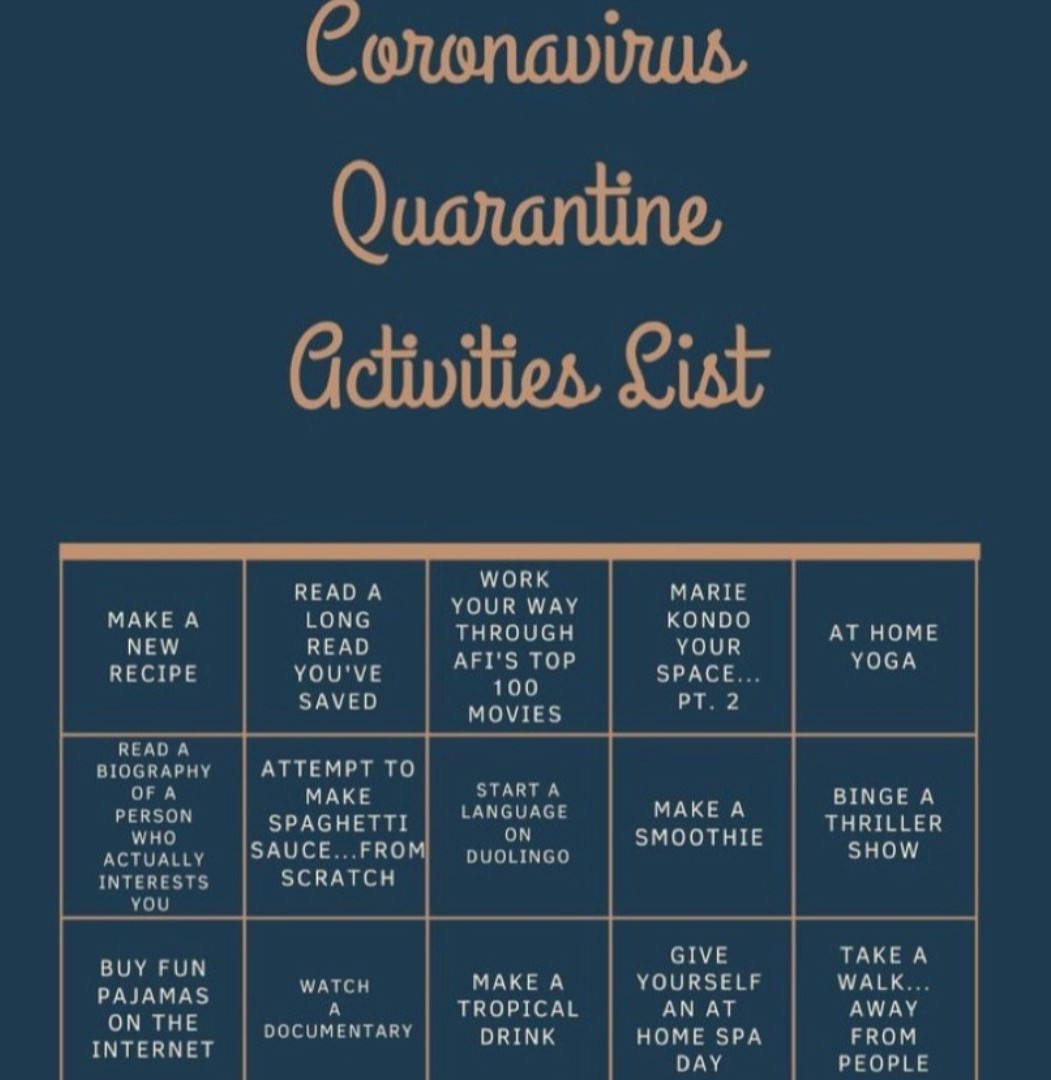 UntamedProds's tweet image. Need some activity ideas for the weekend?  Here is an activity list to help!  Which one sounds great to you? #selfcare #activitylist #trysomethingnew #ideas #quarantinelist #alltogethernm #abqtrue #weekendideas