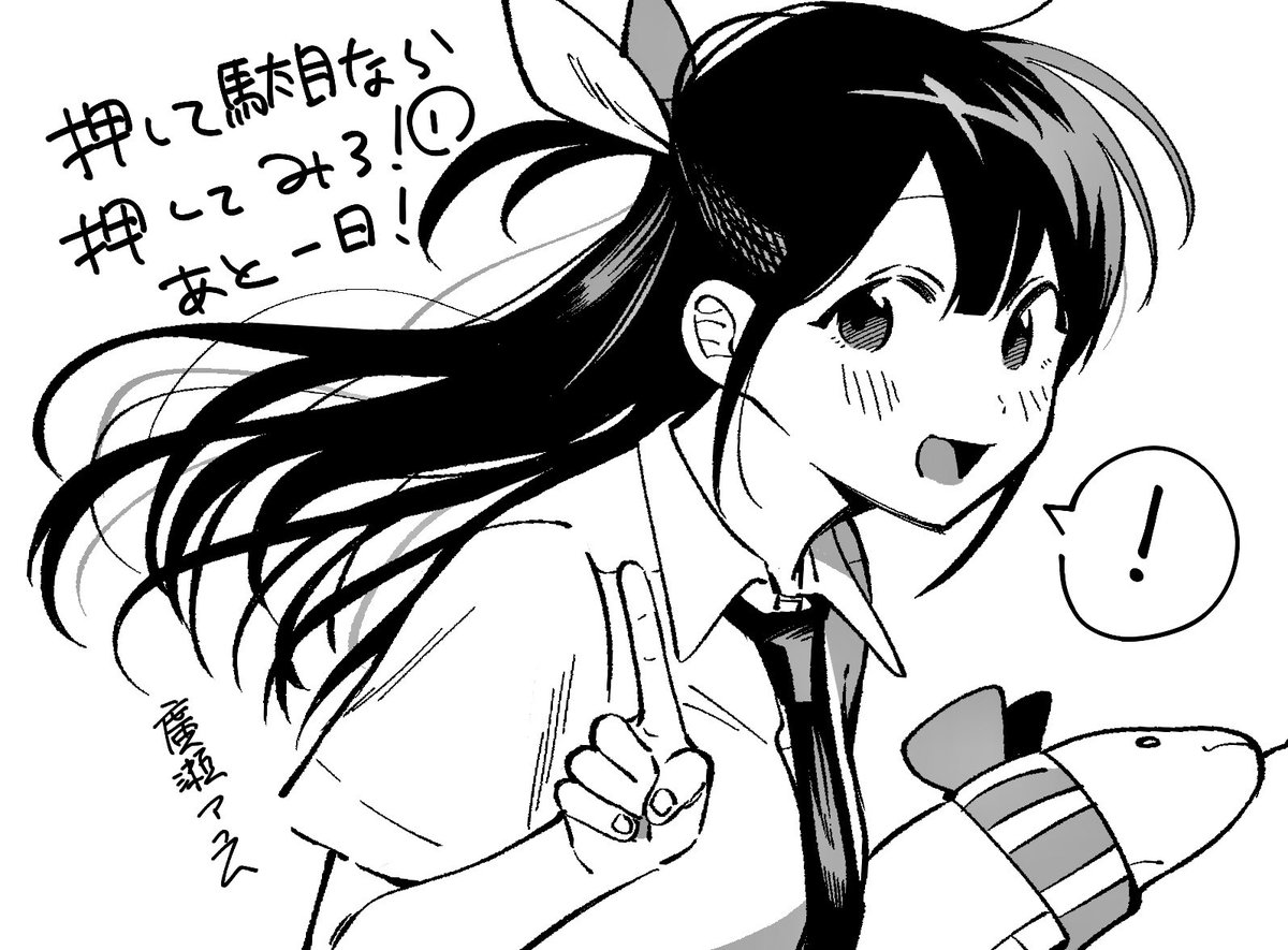 #押して駄目なら押してみろ!
#だめおし 
