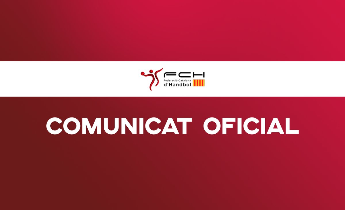 FedCatHandbol's tweet photo. COMUNICAT OFICIAL DE LA FCH 🚨

👉 Donar per finalitzades totes les competicions de la temporada 2019-2020 que depenen de FCH, en les modalitats d’Handbol Pista i Handbol Platja

👉 No hi haurà descensos i sí ascensos 

📝 +info: https://t.co/QkmBz90cp8 https://t.co/R8tfPUj9Ac