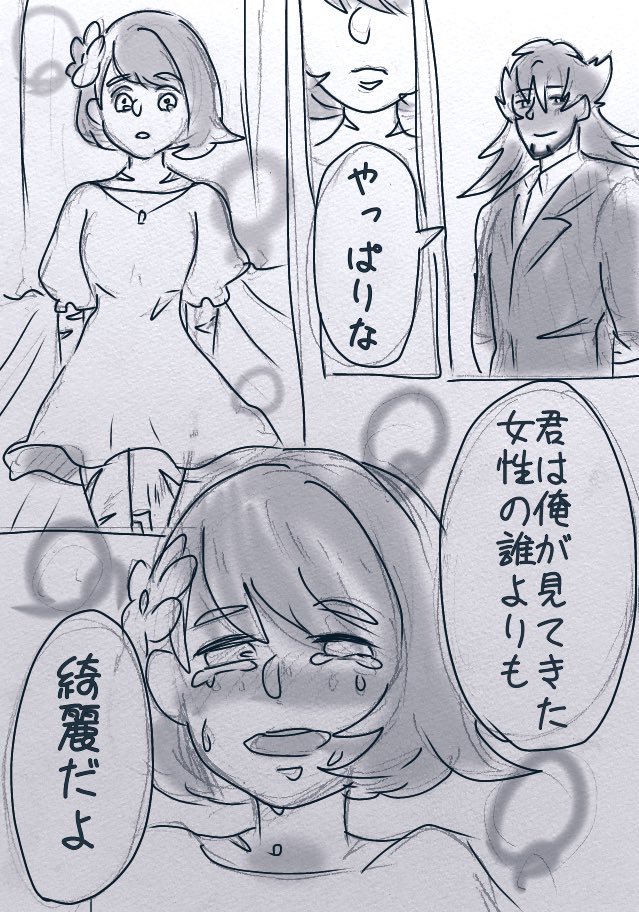 dnyuワンドロ第三回
お題【ドレスアップ】

 #dnyu版深夜の真剣60分一本勝負
君が1番綺麗だよ 