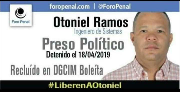 liberenaotoniel's tweet photo. Día Nro 372 de Encierro INJUSTO para OTONIEL RAMOS.... Lo necesitamos en casa, en su hogar, de dónde nunca debió salir. #liberenaotoniel #medidashumanitariasYA #LibertadParaLosPresosPolíticos @ForoPenal @mbachelet @CIDH @rnarvaezc @Almagro_OEA2015 https://t.co/u2tRchWCcx