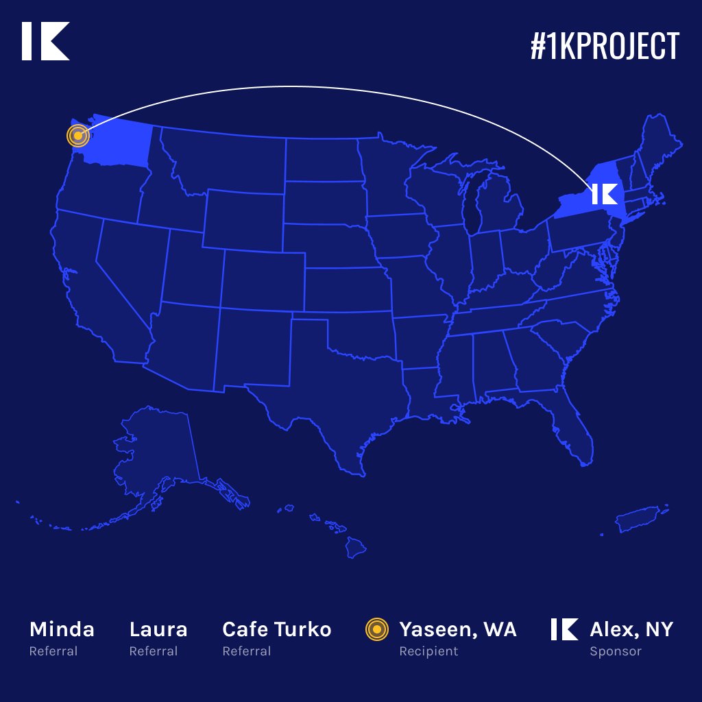 2/ I personally sponsored a family of a cook in Seattle, who got referred through his former boss, to a friend of my co-founder,  @MindaBrusse. We literally lit up our network of trusted connections across the country to make  @1kprojectorg  http://1kproject.org  link happen