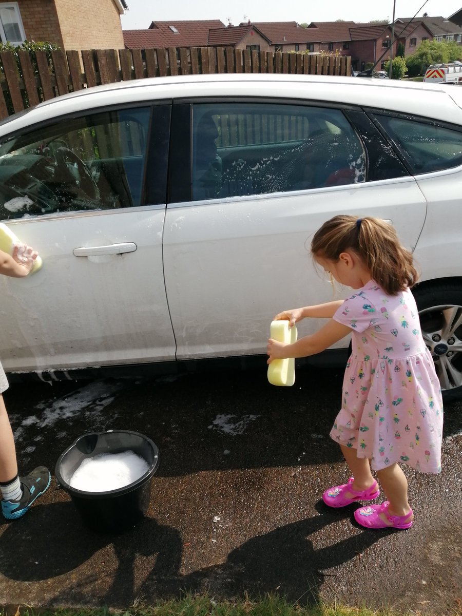 ClareEd74377224's tweet photo. @YearFourBPS @ReceptionBPS kids busy washing my car today they loved it! https://t.co/mU11dHN1ID
