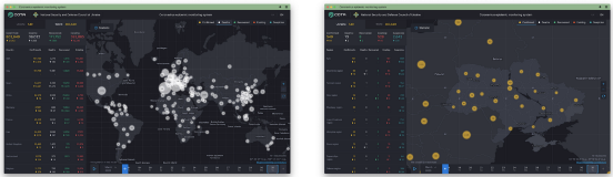 Mapbox's tweet photo. Ukraine's National Security &amp; Defense Council map provides daily updated stats on lab-confirmed cases; the number of patients; the number of those who recovered; the number of dead; the number of suspected infections in Ukraine https://t.co/9DomD4Q4GY - amazing mapping @nsdc_ua https://t.co/0dBqw27U5j