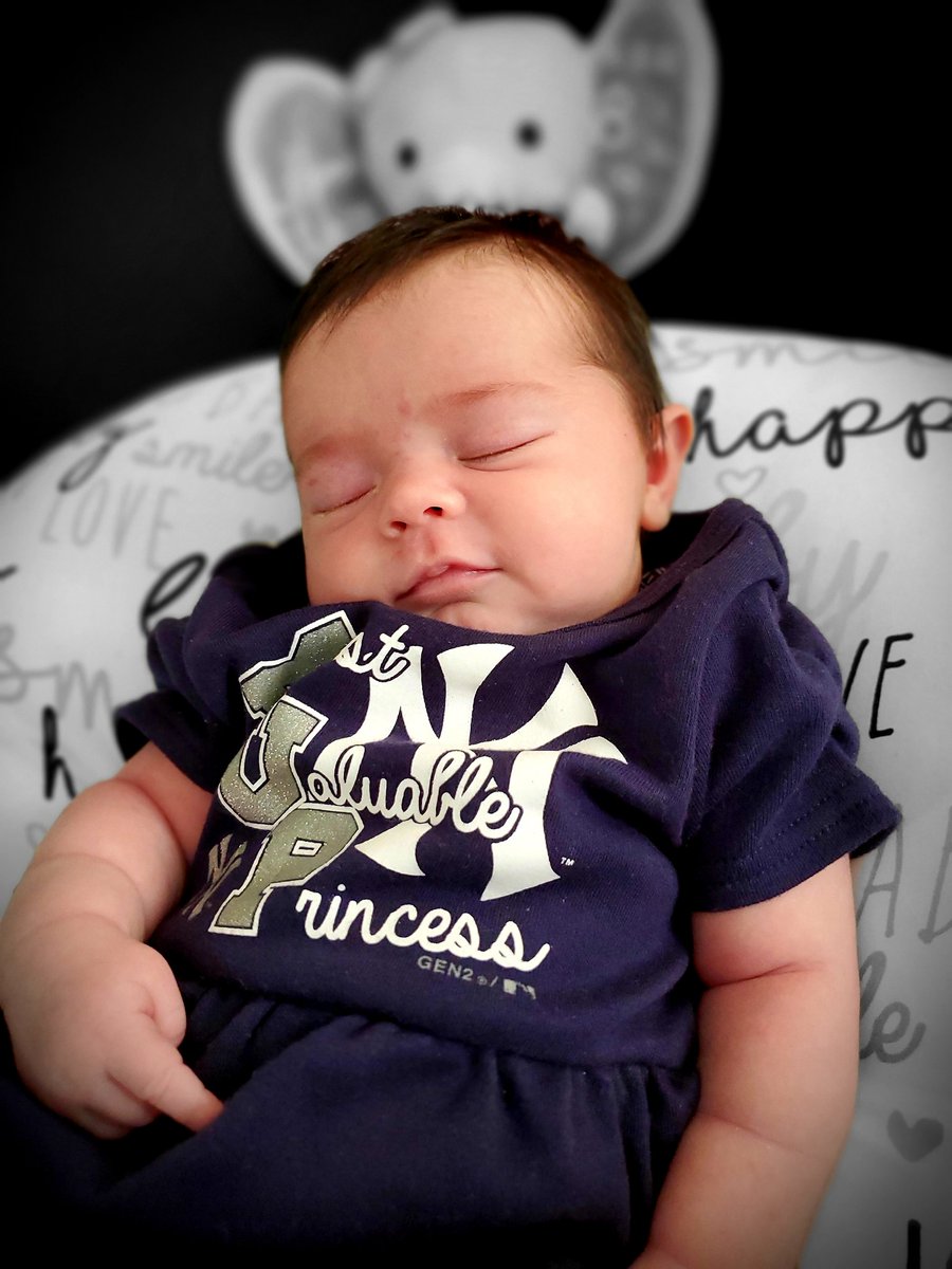 Cat_932331's tweet photo. Lookout @TheJudge44! The new @Yankees MVP is in town!!! ๐๐
#MyNiece #MostValuablePrincess https://t.co/lP1BbnE1Ha