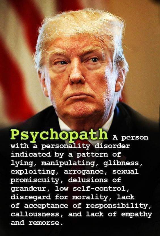 LocalWeirdos's tweet image. So, anyone have any objections to this description, because it seems spot on to us.
#PresidentPsychopath #Amendment25