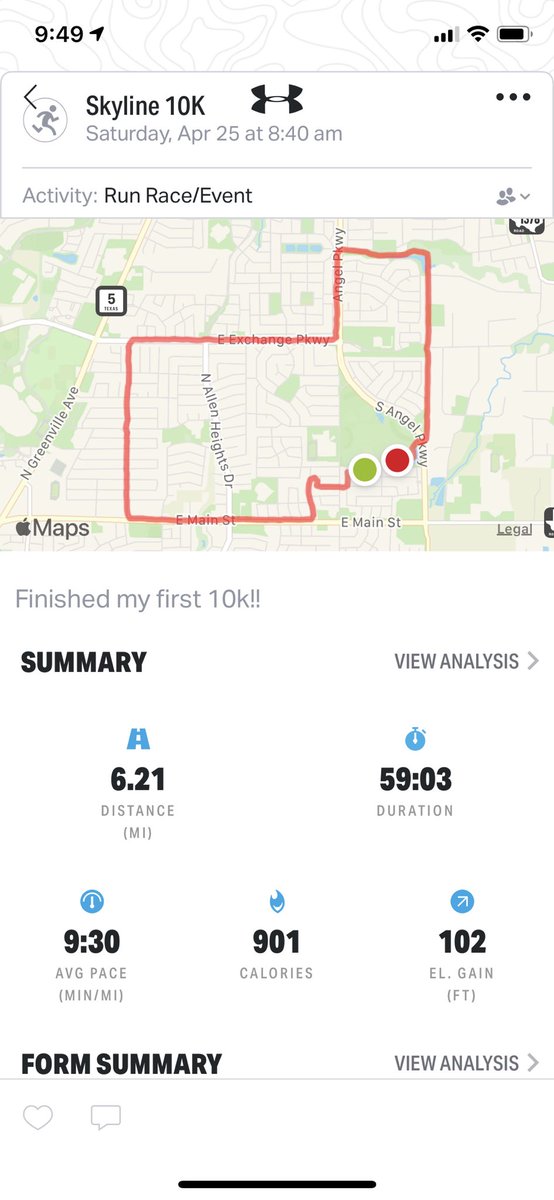 jimmyxa's tweet photo. Did the Skyline Virtual 10k this morning. Why you ask? I blame quarantine. #RUNPROJECTVIRTUAL #SKYLINEVIRTUAL #SKYLINE https://t.co/dNJYp1n2bA