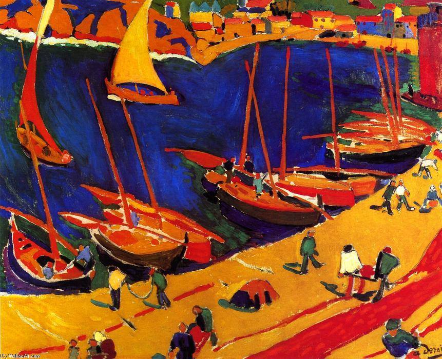 André Derain, Port de pêche, Collioure, 1905