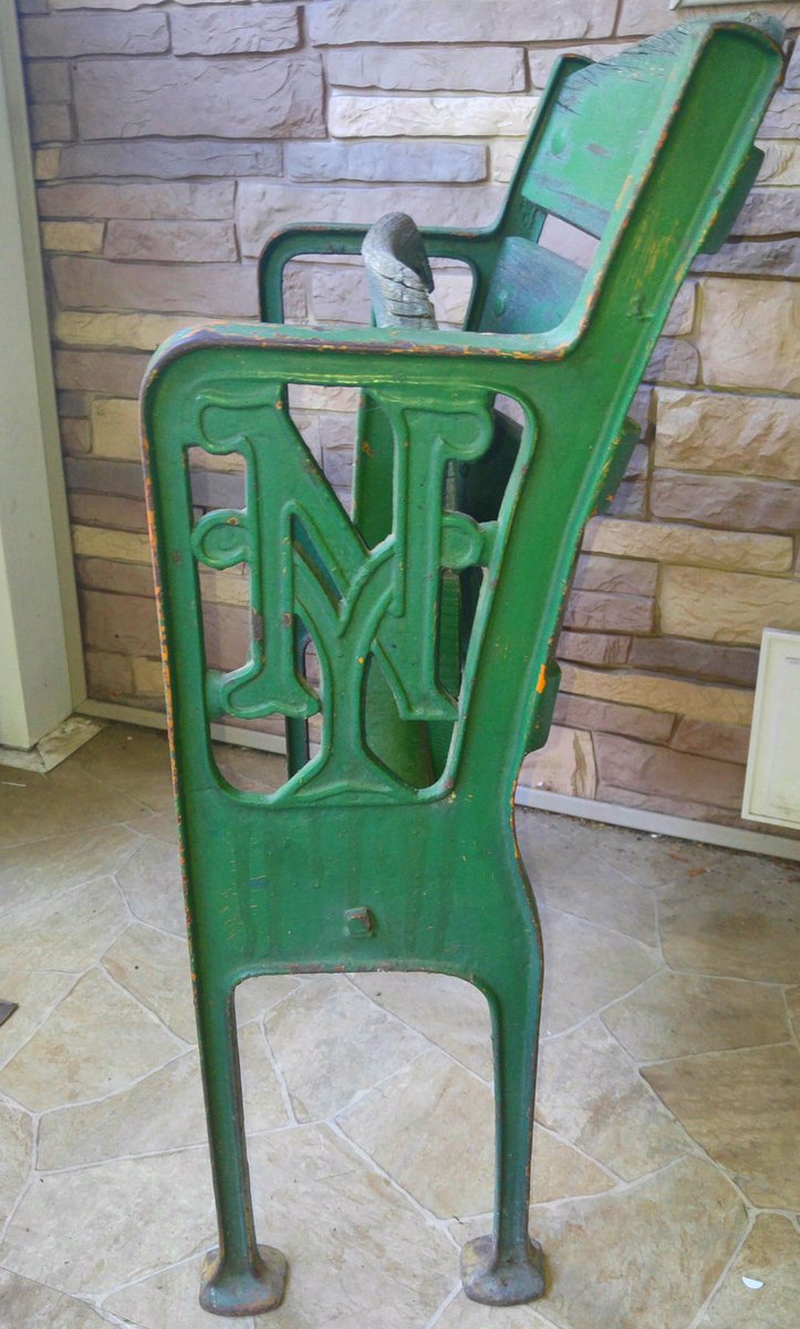 MLBcathedrals's tweet photo. Polo Grounds, Crosley Field, Tiger Stadium and League Park end cap seats.  #Giants #Reds #Tigers #Indians 

A lost art when the multi-purpose “cookie cutter” stadiums arrived. https://t.co/oUXX0YsFvB