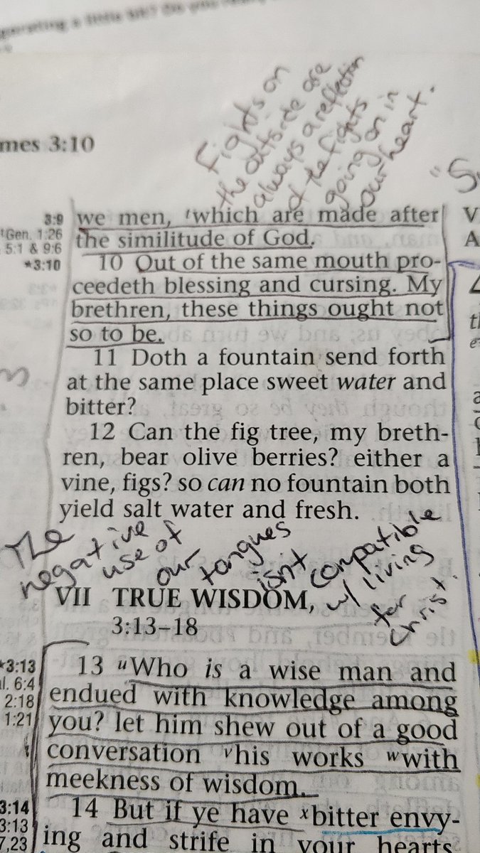 TheModernGranny's tweet photo. Studying for Sunday school tomorrow. Discussing the power of our tongues and how the negative use of our tongues isn't compatible with living for Christ!
#ym360 #vivid #TeachingOnline #youthgroup #powerofthetongue #wordsarepowerful https://t.co/LpTM59JJsK