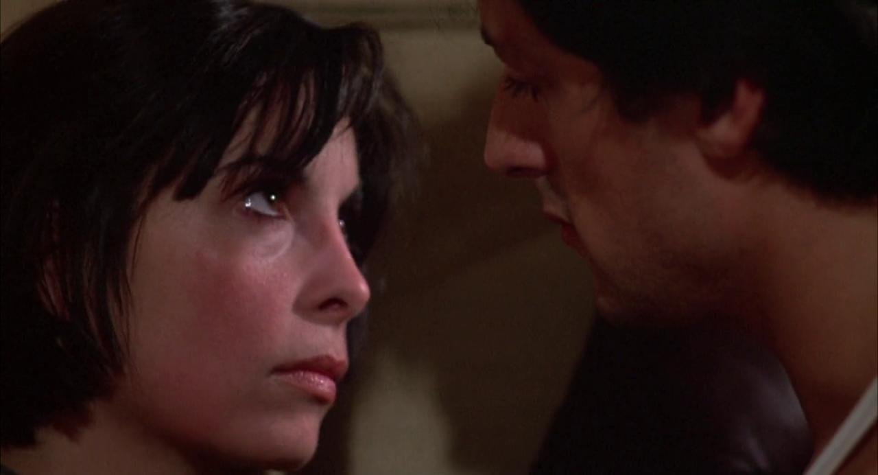 Happy birthday to Talia Shire, seen here with Sylvester Stallone in from 1976. 