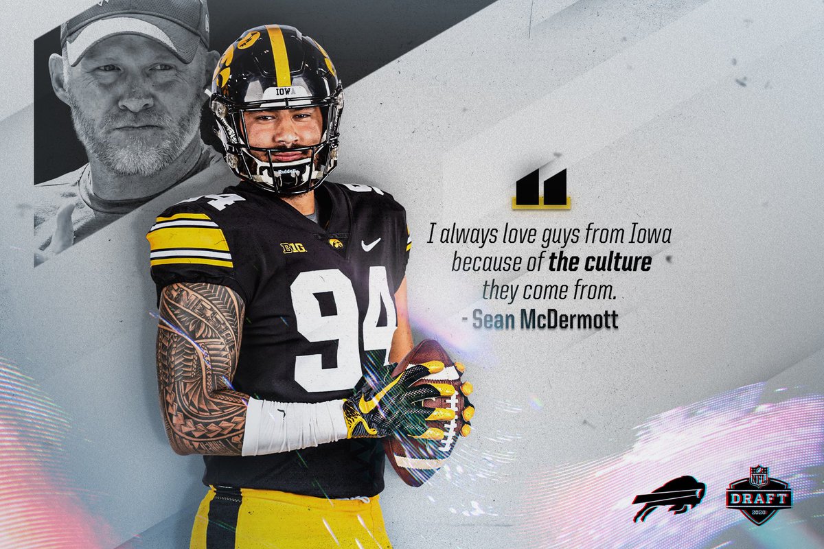 HawkeyeFootball's tweet image. #IowaEdge | @BuffaloBills 

cc: @Marcel_LJ