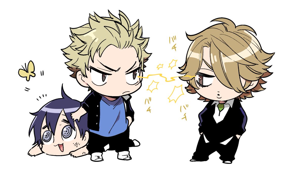 全て既存絵ですみません…!
スクラッチブルードラマCDやばやばですのでよろしくお願いいたします!
金髪が受け!黒髪が攻めです! 