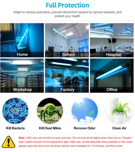 UV sterilizer Ultraviolet Sterilizer UVC light lamps- F. ex.8W Quartz Ozone UVC Sterilizer Kill Virus Influenza - T5 Germicidal Tube Bedroom Hotel Bactericidal Hospital Disinfection Light https://graviolat.blogspot.com/p/blog-page_24.html