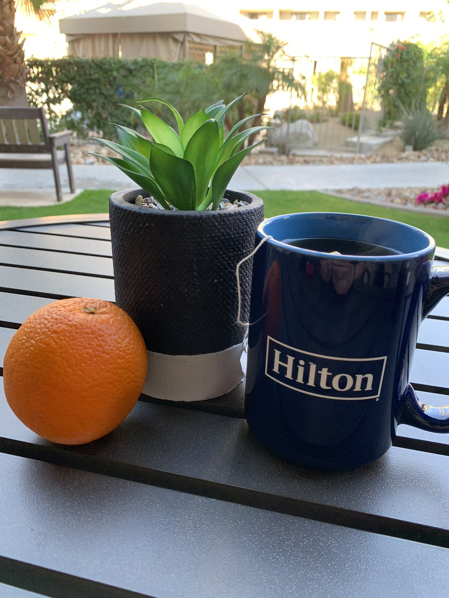 HiltonPSprings's tweet photo. Good Morning! What has been your morning routine during stay-at-home orders? 
#nofilter #newroutine #breakfast #metime #selfcare #wakeupandsmile #coachellavalley #palmsprings #morningroutine #wearehilton #wearehospitality #hiltonpalmsprings https://t.co/SPlsfbVPWf