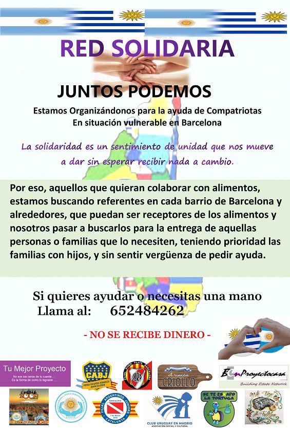 BarcelonaDeBoca's tweet photo. Campaña solidaria en Barcelona , con la ayuda de todos , se podrá ayudar a aquellos que lo necesiten , en estos días de confinamiento . 💪🏻💪🏻💪🏻💪🏻💪🏻💪🏻#barcelona#apyfab #rinconcriollo https://t.co/Yp85UUAV0E