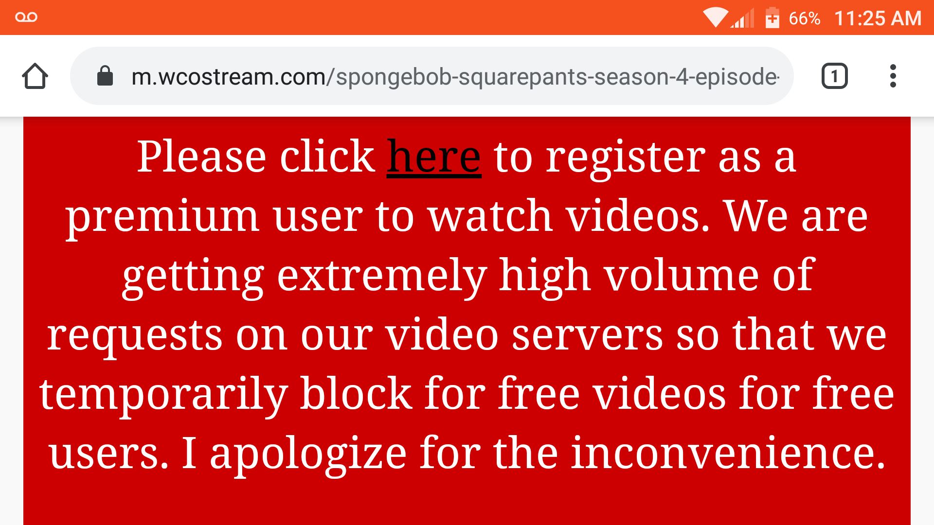 Wcostream outlet