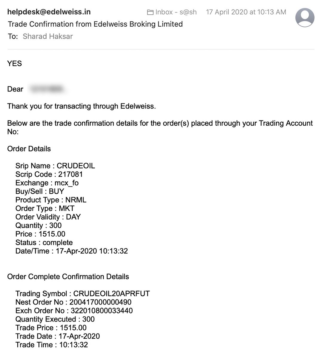 K Sharad Haksar tweet media