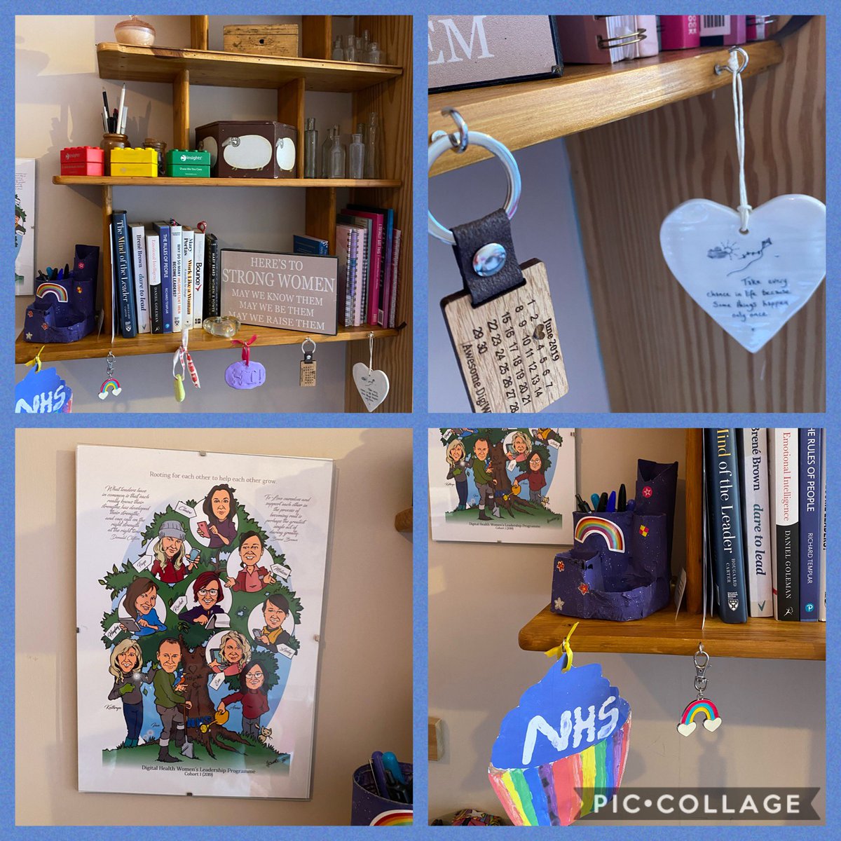 RachelHabergham's tweet photo. No #bookcase behind me on #teams calls but thanks to @Andy63Rice I now have shelves to look out so I can be constantly inspired #DigiWL @Anniecoops @KingfisherCoach @winterburnworks @Claire_R123 @impossimalesley @mjandison @fayefrancesca https://t.co/bFaZGo6KpQ
