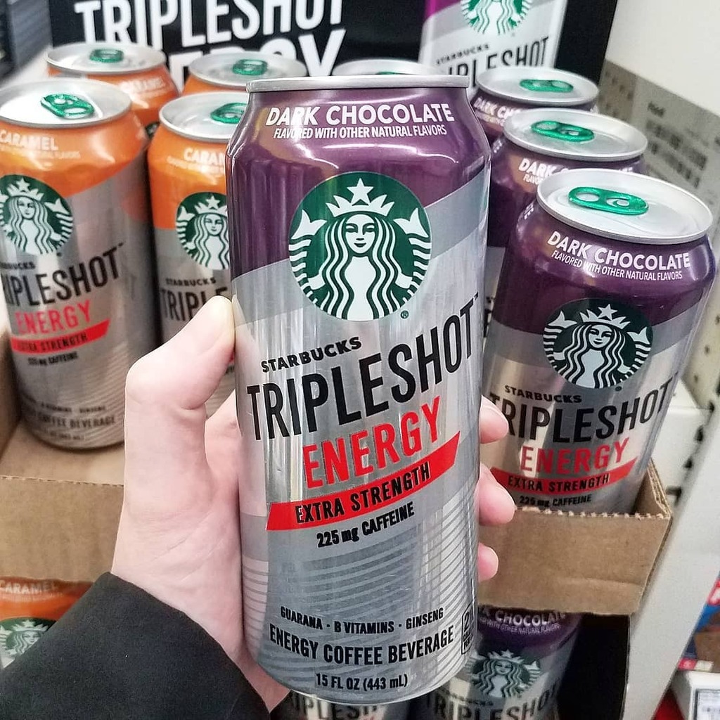 Starbucks Tripleshot Energy Zero Sugar, Milk Chocolate, 15, 60 OFF