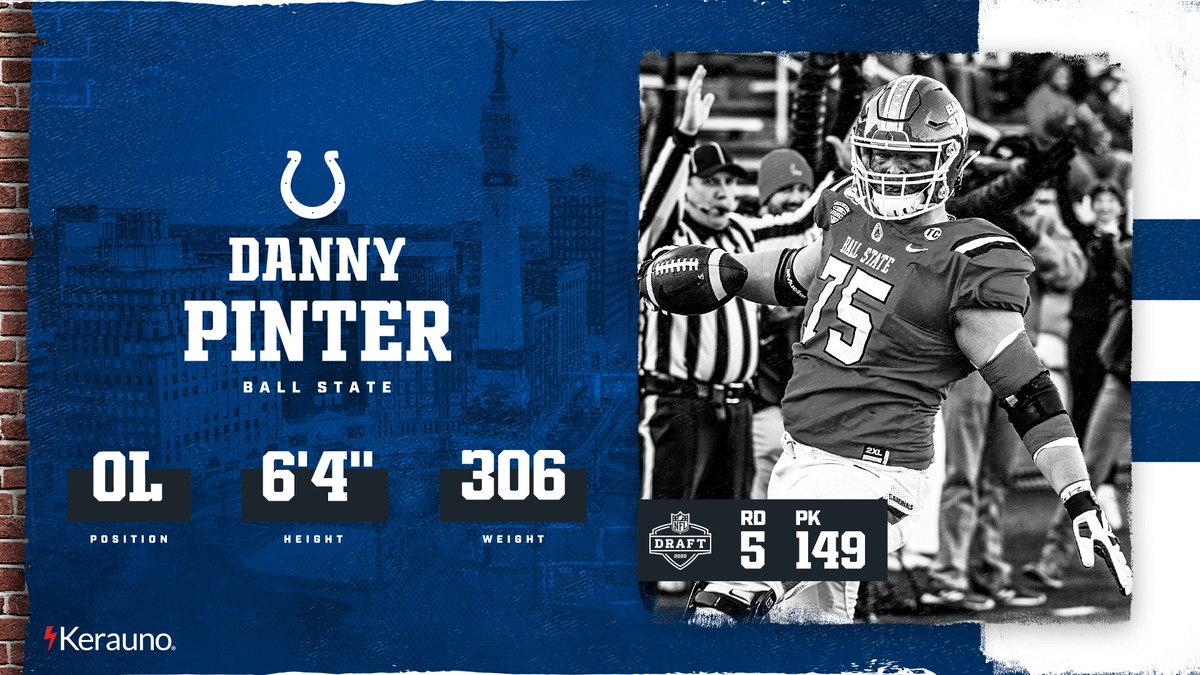 Colts's tweet image. Keeping it in the Hoosier State.

Welcome to the Horseshoe, Danny! #ColtsDraft