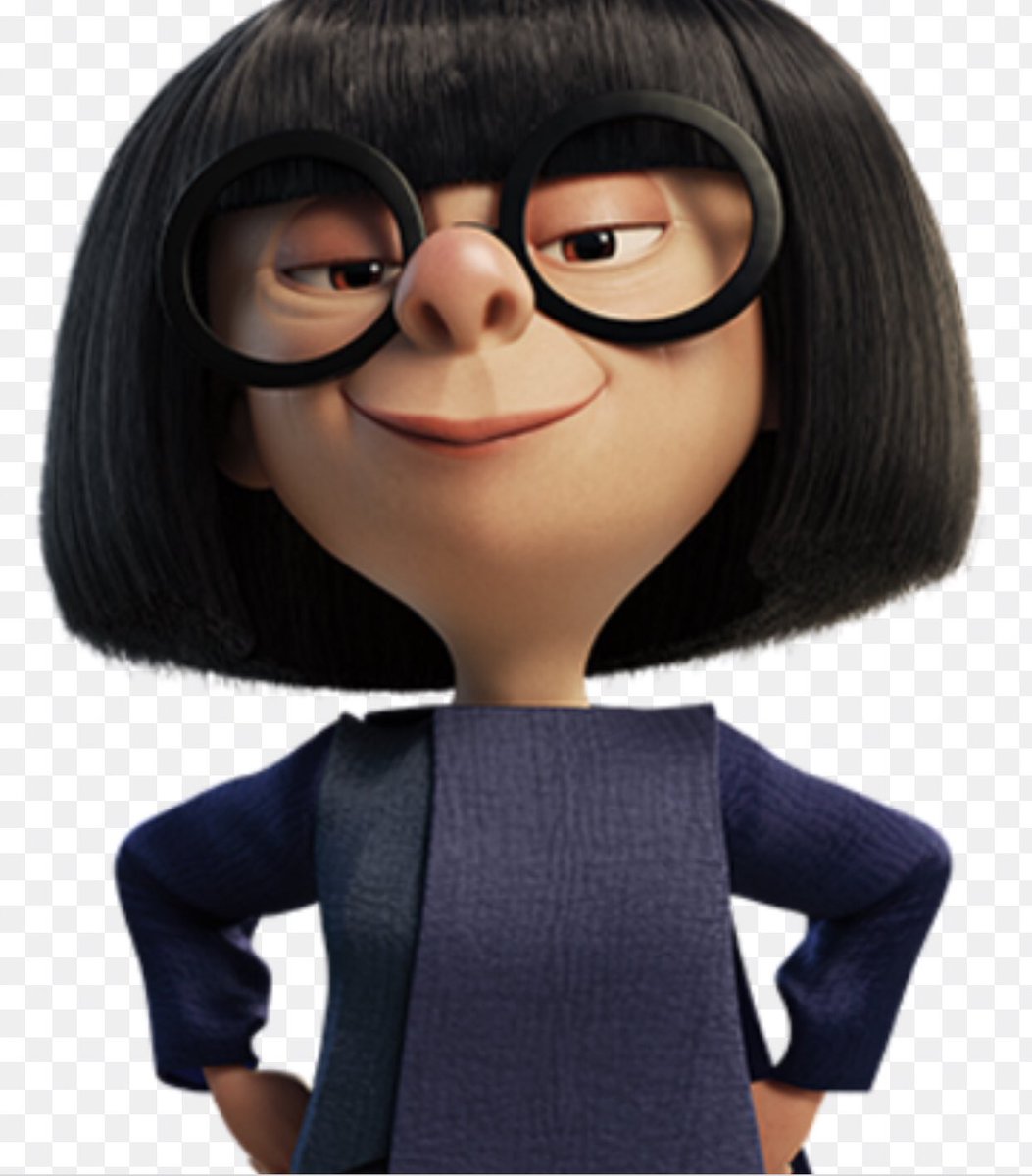 Why does the person on the right lookin like Edna from the incredibles.