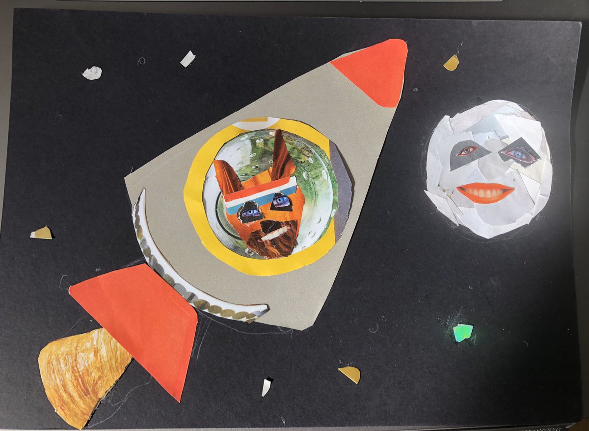 alieades's tweet photo. First crack fox sent into space @noelfielding11 #noelsartclub https://t.co/i2twzqzbCd