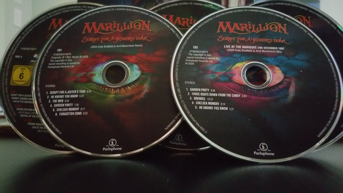 bolanoid's tweet image. It&apos;s finally time!!! #OutOfQuarantine! #ScriptForAJestersTear #Marillion Thanks, @FishDerekDick Thanks, Simone! A thing of beauty!