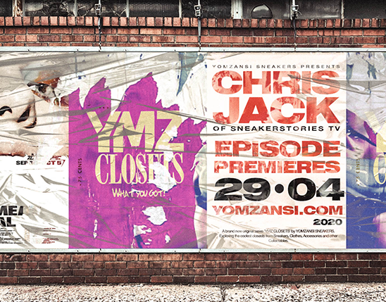 yomzansisneaker's tweet photo. The first episode of our new series #YMZCLOSETS premieres Wednesday, 29 April featuring @Chr1sJack to get a look inside his premium & rare collection of Sneakers, Streetwear, and Accessories.
⠀
📺 Premieres 29th April on https://t.co/jqtJxvyW3N | https://t.co/c3onAWNWHX