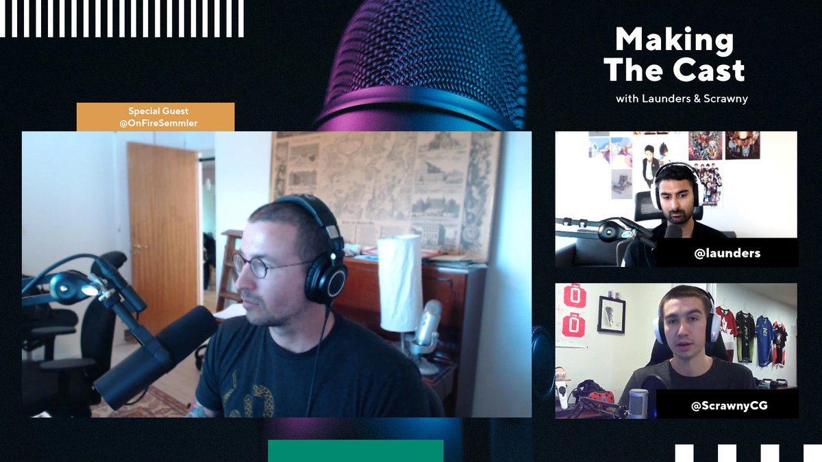 launders's tweet photo. what the hell we brought @OnFireSemmler in from the chat and made him an overlay😂

Made for an awesome end to the season! should be up on⭐️https://t.co/fsSKZEkL9h⭐️in a few minutes.

Making The Cast Ep 4
#blastsessions https://t.co/jLwJN3XI6C