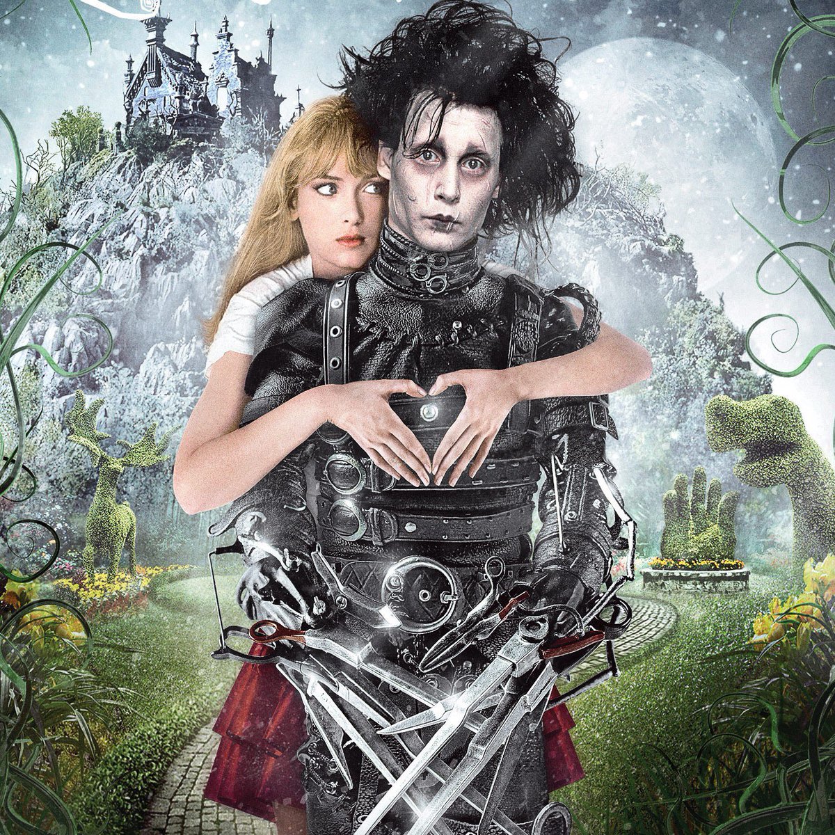 Tom Cruise was offered the role of Edward Scissorhands in Tim Burton’s movie of the same name but turned it down because Burton couldn’t answer specific questions, like how the character went to the bathroom, for him.
