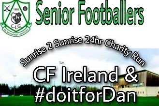 lucansarspro's tweet photo. @GaaLucan Senior Footballers are running in an endurance relay next Saturday-Sunday, 2nd-3rd of May. It's for #DoitforDan and @cf_ireland. Everyone maintaining social distance and within 2k. https://t.co/kDeYaNEZ5K https://t.co/57OeOL4lP8