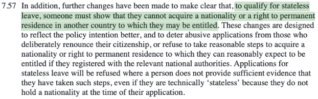 I've launched a petition, asking  @ukhomeoffice to honour their own Immigration Rules, Policy, and Guidance on statelessness, and grant me stateless leave to remain without further delay@patel4witham @CommonsHomeAffs