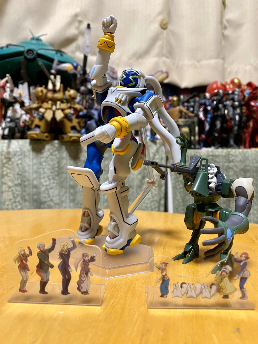 ゆる名将デューガンキャン By Rockびよりプライオリティ 横浜行きたい隼 冬兵 على تويتر Robot魂オーバーマン キングゲイナー開封 W オーバーヒート オーバーフリーズ 脳内で踊り狂うモンキーダンス T Robot