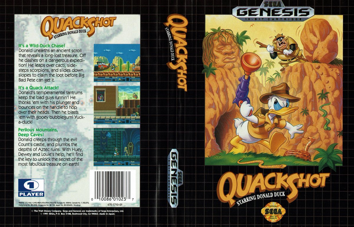 QuackShot Starring Donald Duck Megadrive PAL - Prix - Photo - Présentation